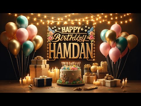 HAMDAN Happy Birthday To You||Happy Birthday Song HAMDAN🎂👨