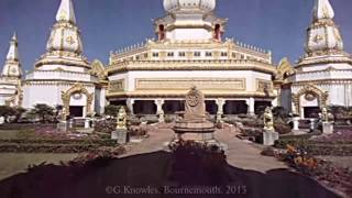 preview picture of video 'Phra Maha Chedi Chai Mongkol, Nong Phok, Roi Et, Thailand  ( 3 )'