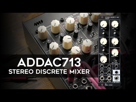 STEREO MIXER AND DISTORTION | ADDAC System - ADDAC713