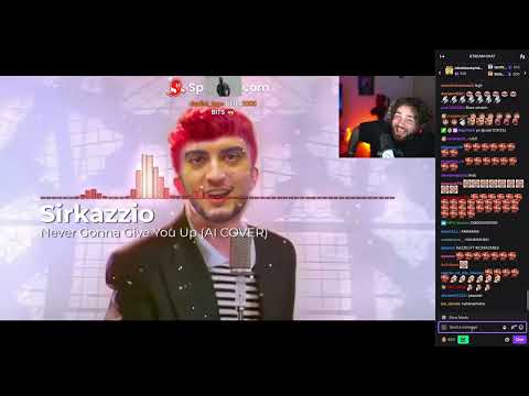 Wuant reage a Kazzio Never Gonna Give You Up AI cover