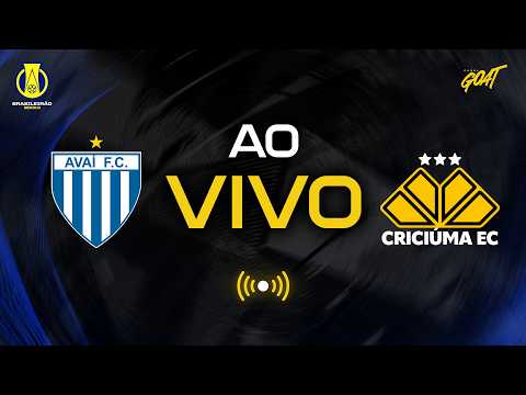 AVAÍ X CRICIÚMA | AO VIVO E COM IMAGENS | BRASILEIRÃO SÉRIE B