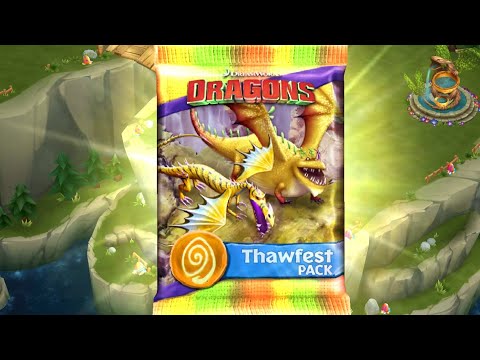 Thawfest PACK & getting all it's dragons - Dragons: Rise of Berk
