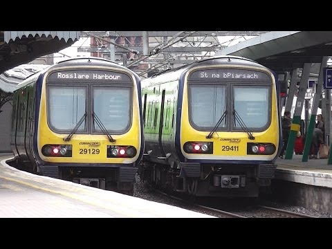 Irish Rail 29000 Class DMU Trains - Connolly Station, Dublin