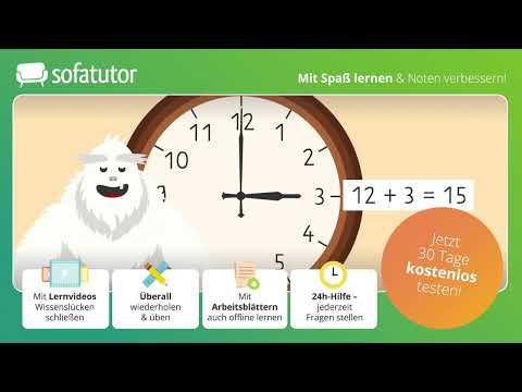 Die Uhr lesen lernen für Kinder – Stundenzeiger & Minutenzeiger einfach erklärt