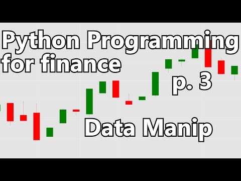 Basic Stock data Manipulation Python Programming for Finance p 3