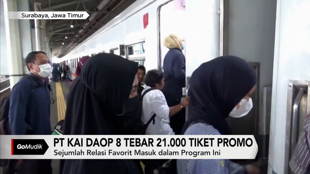 KAI Daop 8 Tebar 21 Ribu Tiket Promo Lebaran