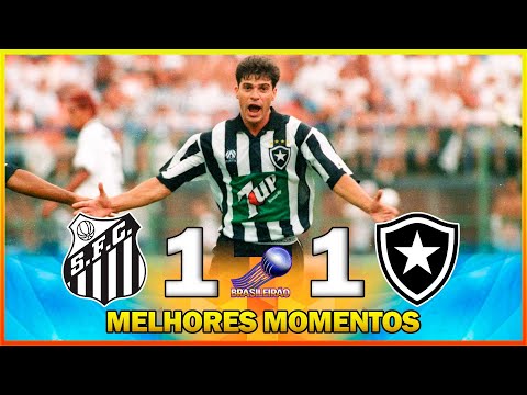 SANTOS 1 x 1 BOTAFOGO ● MELHORES MOMENTOS ● CAMPEONATO BRASILEIRO 1995 ● FINAL ● JOGO 02