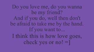 Check yes or no (George Strait) lyrics