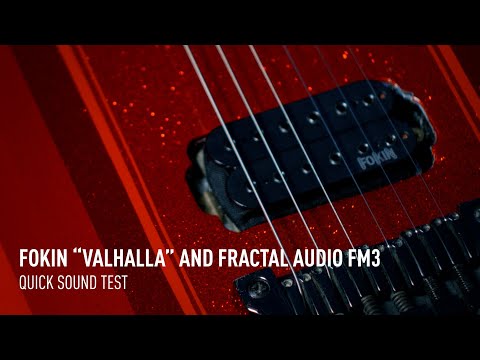 Fokin "Valhalla" through Fractal Audio FM3 quick test #ibanez #fokinpickups #fractalaudio #axefx