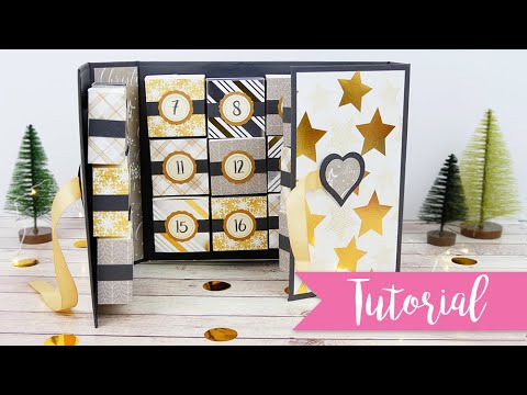 Calendario dell'Avvento a Libro fai da te - DIY Advent book calendar