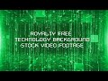 Green Technology Background Video Hi Tech Matrix Background Futuristic Animated Background Loops