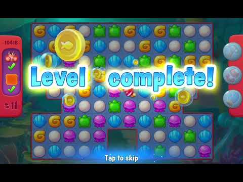 Fishdom Hard Level 10418 (with full horseshoe boosters) @choraelmin