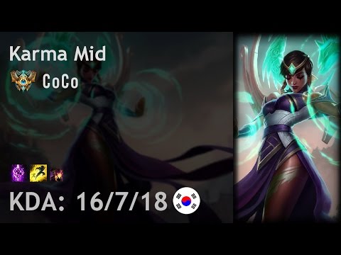 Karma Mid vs Viktor - CoCo - KR Challenger Patch 6.21