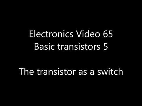 Analogue electronics 65: Basic transistors 5 - The transistor as a switch