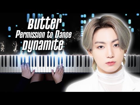 BTS - Butter X Permission To Dance X Dynamite (MASHUP) | Piano Cover by Pianella Piano