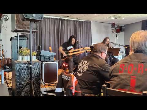 Doug Blair (W.A.S.P.) and Micke Holm (S.O.R.M.) The Idol Lidkoping, Sweden 04/06/22