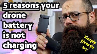 Why your drone battery not charging | 5 simple solutions to try