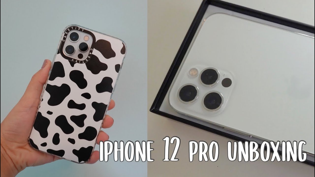 IPHONE 12 PRO UNBOXING | phone unboxing, setup & accessories