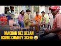 Polladhavan Tea Shop Scene Comedy Dhanush Santhanam Sun NXT