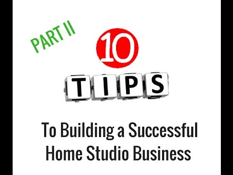 10 TIPS on Building a Successful - Home Studio Business PT2 - HomeRecordingMadeEasy.com