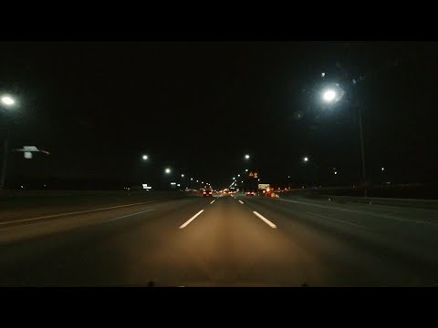 ASMR Highway Driving at Night (No Talking, No Music) - Iksan to Seoul, Korea