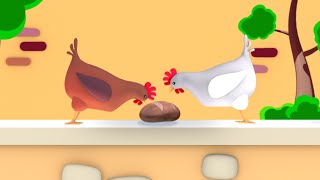 Une Poule sur un Mur