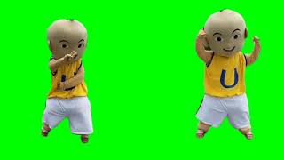 Download lagu Green screen Badut Upin joget bernyanyi mp3