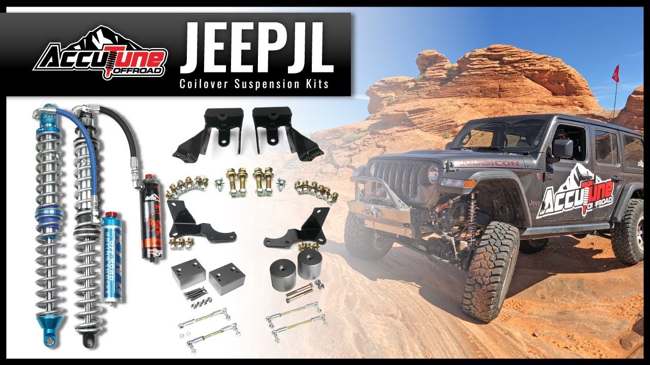 AccuTune Off-Road Jeep JL Bolt-On 2.0 Coilover Kit