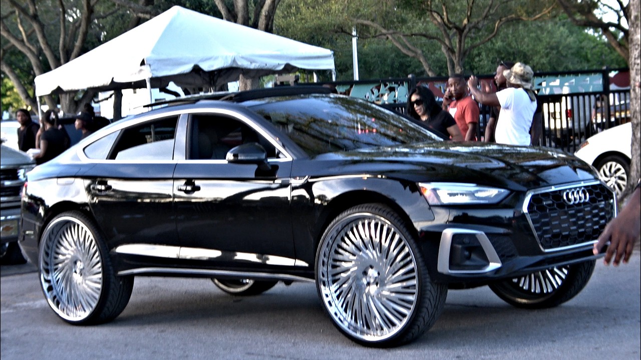 Donk Day 2025 Car Show Miami Florida: Big Rims, Donks, Amazing Cars Part 2/2