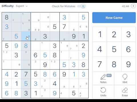 Sudoku Expert Level - SOLVED