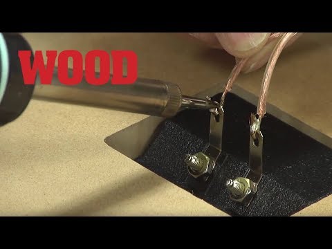 How To Solder Speaker Wire - WOOD magazine