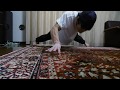 One Thumb 9 push ups 親指一本の片手腕立て伏せ9回