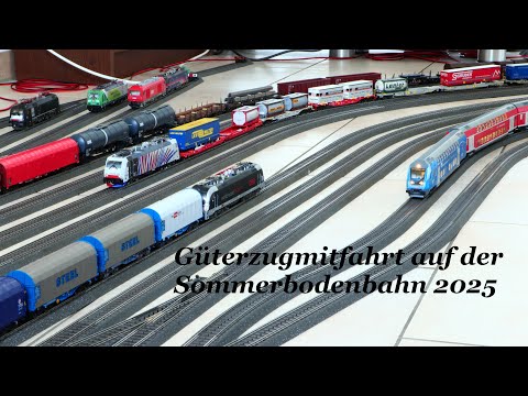 Güterzugmitfahrt auf der Sommerbodenbahn 2025 - Christians Modellbahn