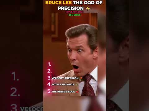 Bruce Lee The God of Precision ⚡ #shorts #brucelee #martialartslegend  #superhuman