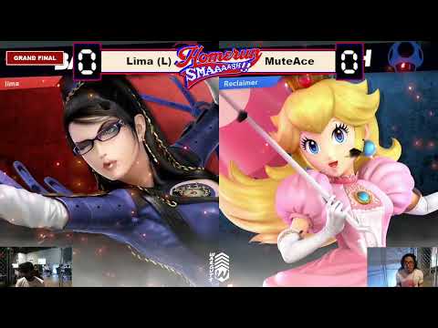 Lima (Bayonetta) vs MuteAce (Peach) - Grand Final - Homerun Smash 2!