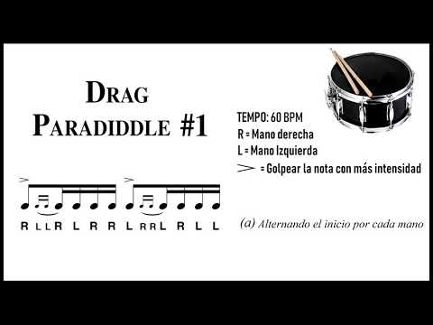 36. Drag Paradiddle # 1 – 40 RUDIMENTOS | Clases de Batería