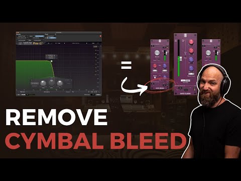 How to Remove Snare and Cymbal BLEED from Toms with THE TOM TRICK | The Mix Academy.com