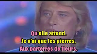 KARAOKÉ Johnny Hallyday  Quand Le Masque Tombe Création JP