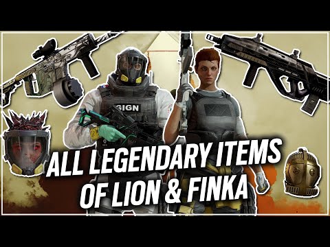 All Legendary Items of Lion and Finka - Operation Chimera - Rainbow Six Siege