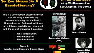 Behind The Wisdom: So You Wanna Be A Revolutionary? (Week 1)