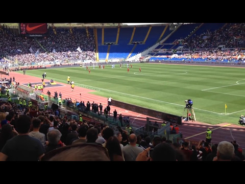 Rigore De Rossi nel Derby Roma - Lazio 30/04/2017