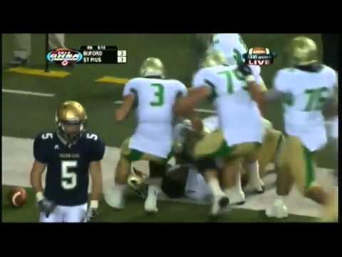 Buford RB Dontravious Wilson 39 yard TD Run as Wolves take 10-3 lead in 4th Qtr