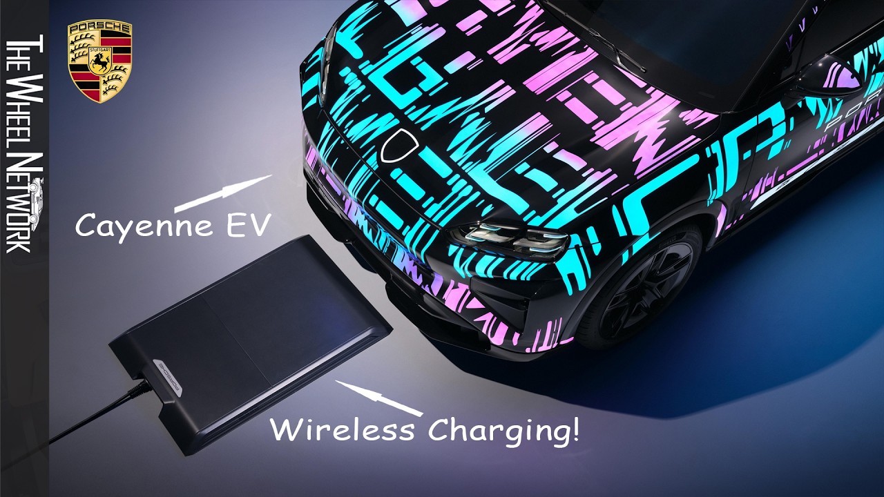 Porsche Unveils 11 kW Wireless Charging and New Cayenne Electric