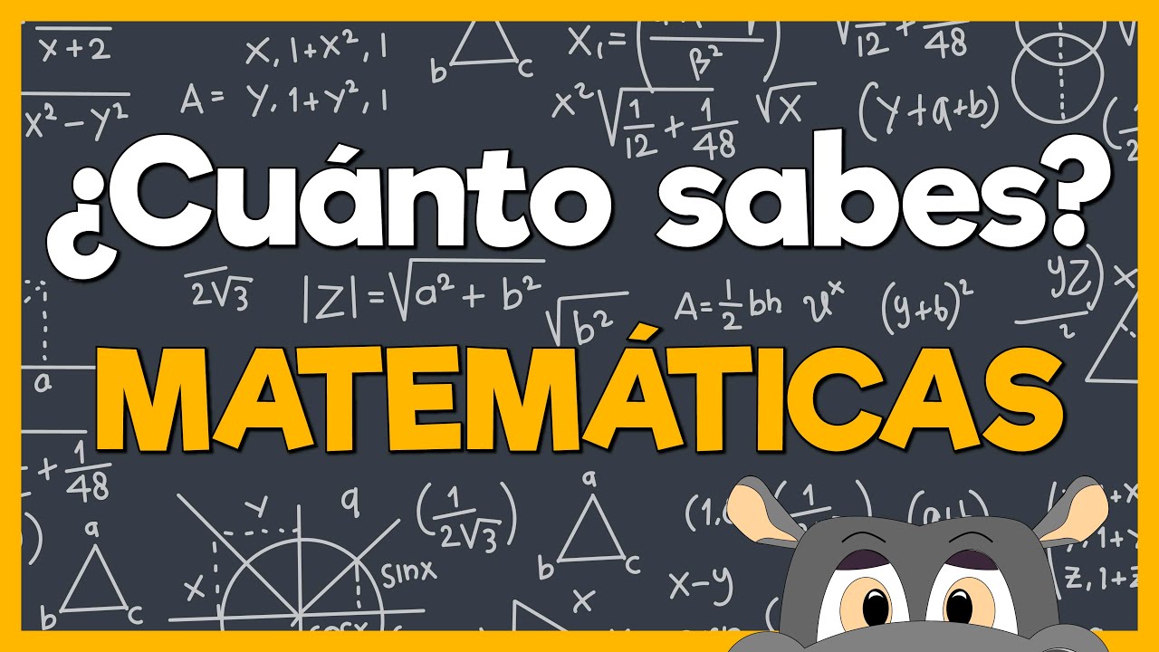 ¿Cuánto Sabes de MATEMÁTICAS Test de 42 preguntas ➕🧠➖