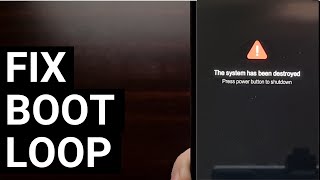 How to Fix Xiaomi Redmi "System Has Been Destroyed" Bootloop Error?
