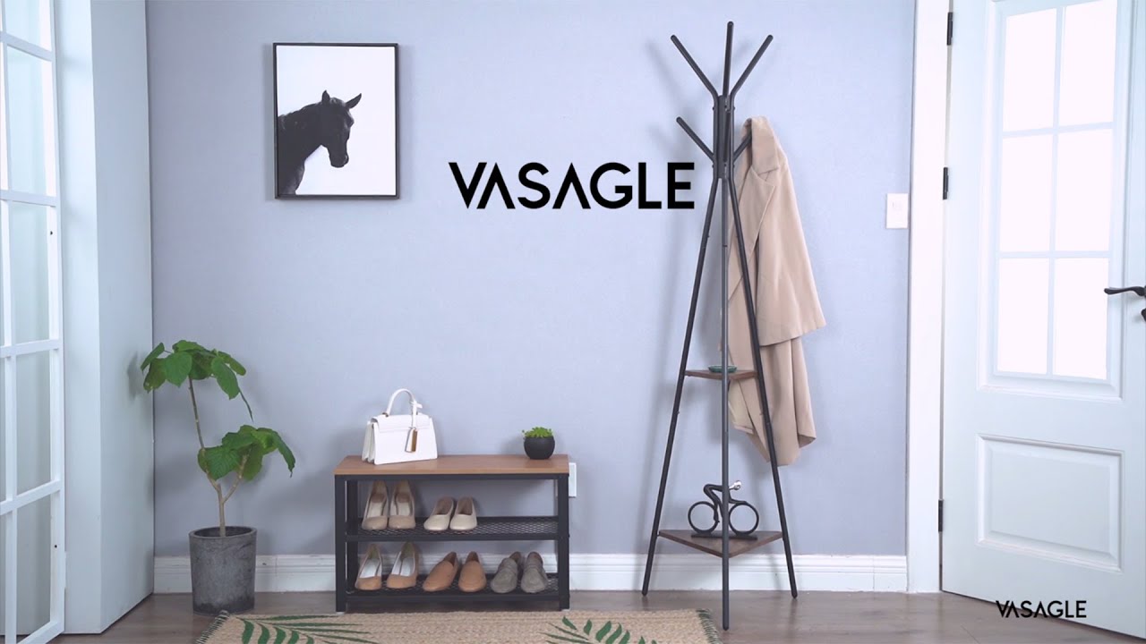Unique Design Coat Tree for Entrance, Home Improvement Ideas, Home Furniture - URCR16BX - VASAGLE