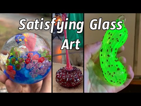 Satisfying Glassblowing & Glass Art Compilation (No Music) - EBG Comp. 1