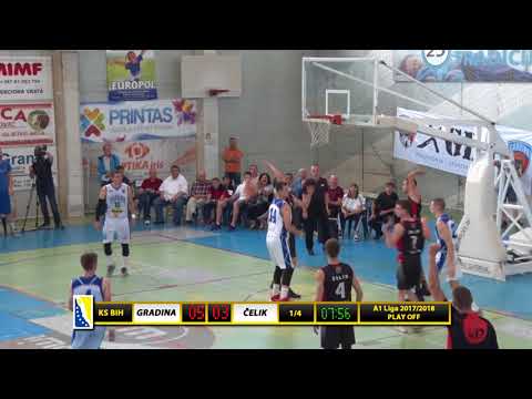 KK Gradina Srebrenik - KK Čelik Zenica - 3. utakmica finala Play off A1 Liga KSBIH