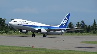 preview picture of video '全日空 Inspiration of JAPAN ANA Boeing737-881 JA67AN R/W30 Takeoff 富士山静岡空港'