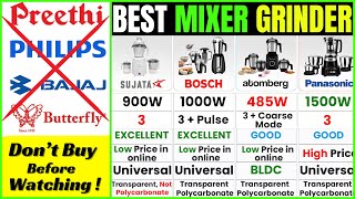 Best Mixer Grinder 2025 🌀 Sujata vs Bosch vs Atomberg – Top Mixie in India Reviewed